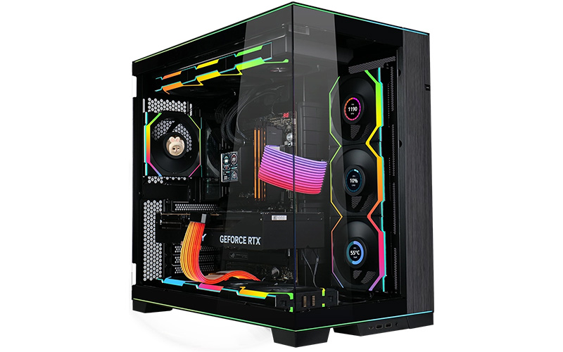 Lian Li Uni Fan SL Wireless LCD 120 (black) - Pack of 3 - Case fan